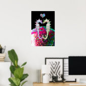 SEEPFERDE IN LIEBE UND PINKMOTHER POSTER (Heimbüro)