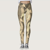 Seepferde in Sepia - Leggings (Vorderseite)