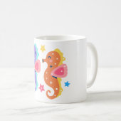 Seepferde Kaffeetasse (VorderseiteRechts)