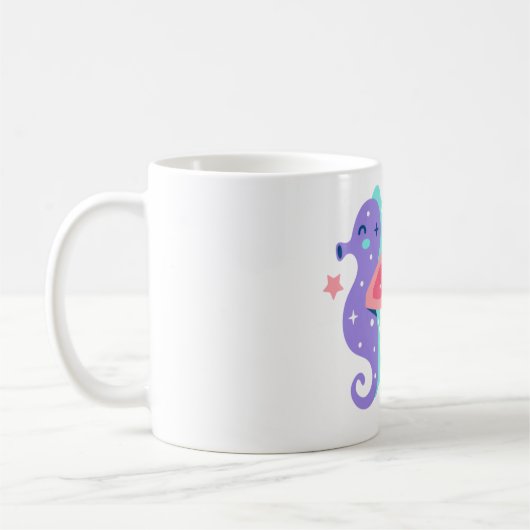 Seepferde Kaffeetasse (Links)