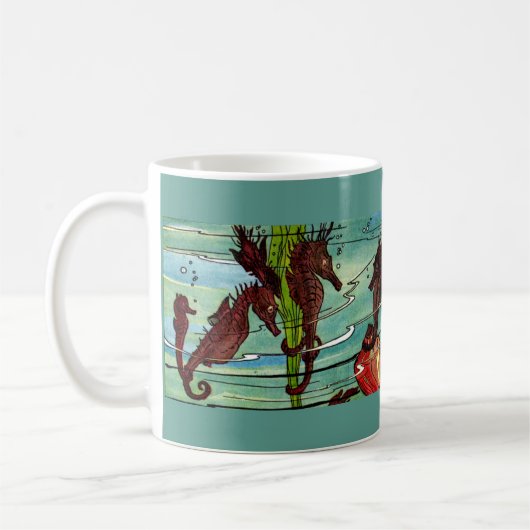 Seepferde Kaffeetasse (Links)
