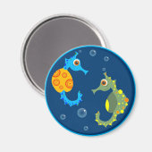Seepferde Magnet (Vorderseite/Rückseite)