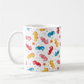 Seepferde Nahtloses Muster Kaffeetasse (Links)