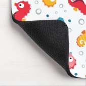 Seepferde Nahtloses Muster Mousepad (Ecke)