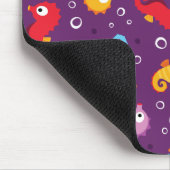 Seepferde Nahtloses Muster Mousepad (Ecke)