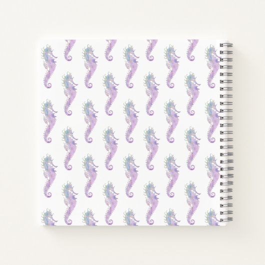 Seepferde Notizblock (Rückseite)