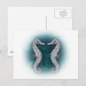 Seepferde Postkarte (Vorne/Hinten)