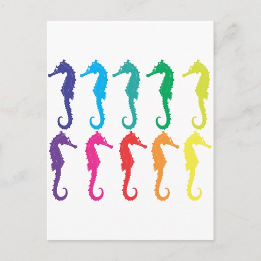 Seepferde Postkarte (Vorderseite)