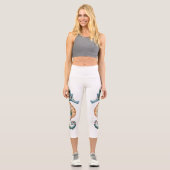 Seepferde schwimmen capri leggings (Vorderseite)