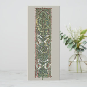 Seepferde und Algen, Vintager Jugendstil