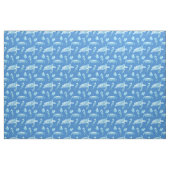 Seepferde und Meeresschildkröten Stoff (Yard (91,4 cm))
