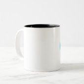 Seepferde Zweifarbige Tasse (Vorderseite Links)