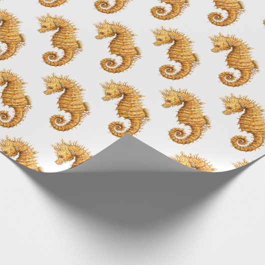 Seepferdhippokamphippokamp Geschenkpapier (Ecke)