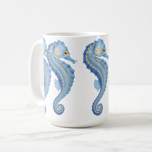 Seepferdkaffee-Tasse Kaffeetasse (Vorderseite Links)