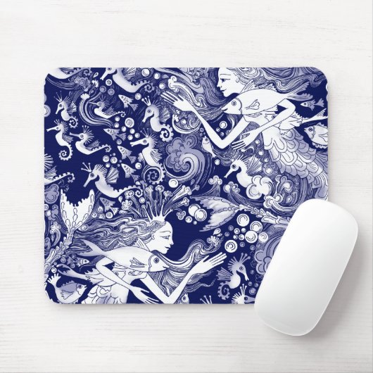 Seepferdkönigreich Mousepad (Mit Mouse)