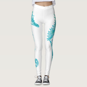 Seepferdkunst Gewohnheits-Leggings Leggings