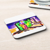 Seepferdliebe Getränkeuntersetzer (Linke Seite)