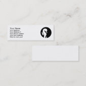 Seepferdmond Mini Visitenkarte (Vorne/Hinten)