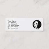 Seepferdmond Mini Visitenkarte (Vorderseite)