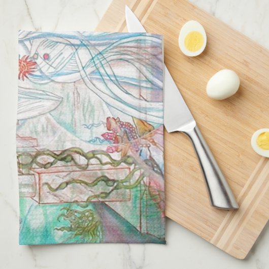 Seepriester Geschirrtuch (Viertel Falte)