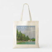 Seepromenade Aussicht auf die Garda Tragetasche (Rückseite)