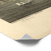 Seepromenade Ohio 1884 Antik Panoramakarte Poster (Ecke)