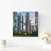 Seepromenade Park Painterly Wall Uhr (Zuhause)