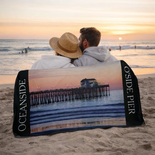 Seepromenade Pier Cali Urlaub Strandtuch
