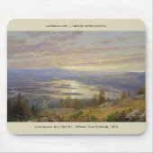 Seepromenade Roter Hügel Locarno Mousepad (Vorne)