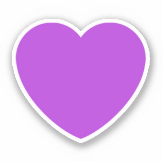 Seer Lila Sticker (Vorderseite)