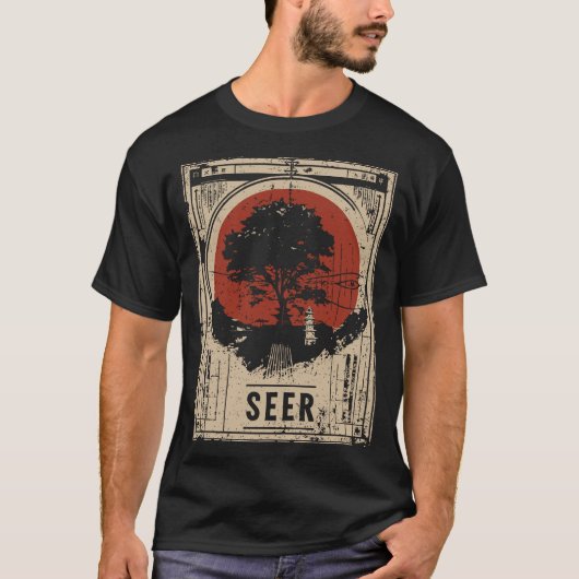 SEER Mystical Tree of Wisdom Poster T-Shirt (Vorderseite)