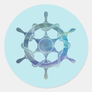 Seerad-Ozean-Party danken Ihnen Aufkleber