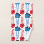 Seeräuber, Quallenfische, Meerestiere Badhandtuch Set (Handtuch)