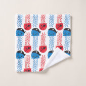 Seeräuber, Quallenfische, Meerestiere Badhandtuch Set (Waschlappen)