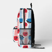 Seeräuber, Quallenfische, Meerestiere Bedruckter Rucksack (Rechts)