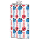 Seeräuber, Quallenfische, Meerestiere Flachmann (Links)