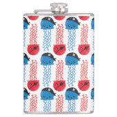 Seeräuber, Quallenfische, Meerestiere Flachmann (Vorderseite)