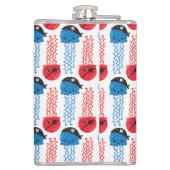 Seeräuber, Quallenfische, Meerestiere Flachmann (Rückseite)