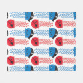 Seeräuber, Quallenfische, Meerestiere Fleecedecke (Vorderseite (Horizontal))