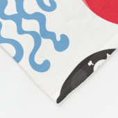 Seeräuber, Quallenfische, Meerestiere Fleecedecke (Ecke)