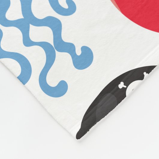 Seeräuber, Quallenfische, Meerestiere Fleecedecke (Ecke)