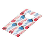 Seeräuber, Quallenfische, Meerestiere Geldbeutel Flaschenöffner (Rückseite Schrägansicht)