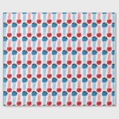 Seeräuber, Quallenfische, Meerestiere Geschenkpapier (Flach)