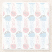 Seeräuber, Quallenfische, Meerestiere Glasuntersetzer (Rückseite)