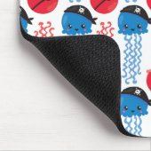 Seeräuber, Quallenfische, Meerestiere Mousepad (Ecke)