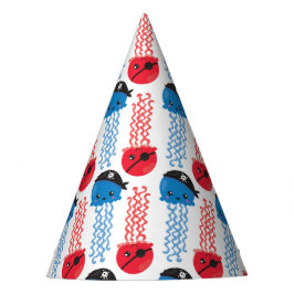 Seeräuber, Quallenfische, Meerestiere Partyhütchen