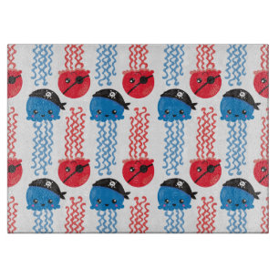 Seeräuber, Quallenfische, Meerestiere Schneidebrett