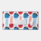 Seeräuber, Quallenfische, Meerestiere Schreibtischunterlage (Tastatur & Maus)