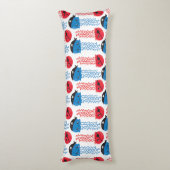 Seeräuber, Quallenfische, Meerestiere Seitenschläferkissen (Rückseite (Vertikal))