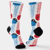 Seeräuber, Quallenfische, Meerestiere Socken (Gewinkelt)